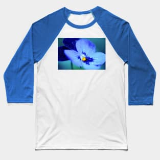 Pansy Blues Baseball T-Shirt